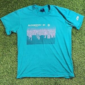 Nike Vintage 80s! Teal Bloomsday '84 Tee This Shirt Is Your Dads Age. Also Mine